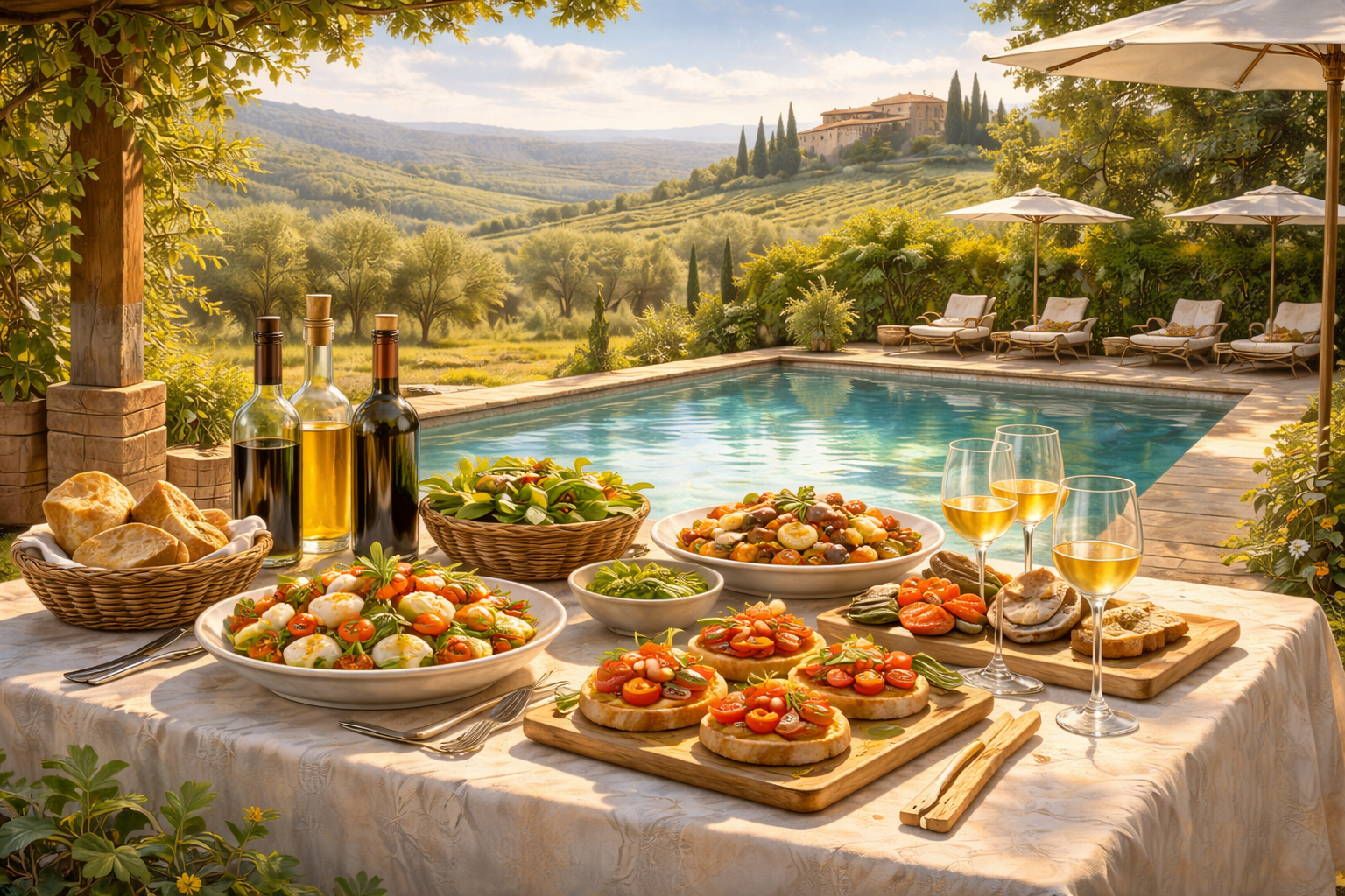 Lunch + Pool 